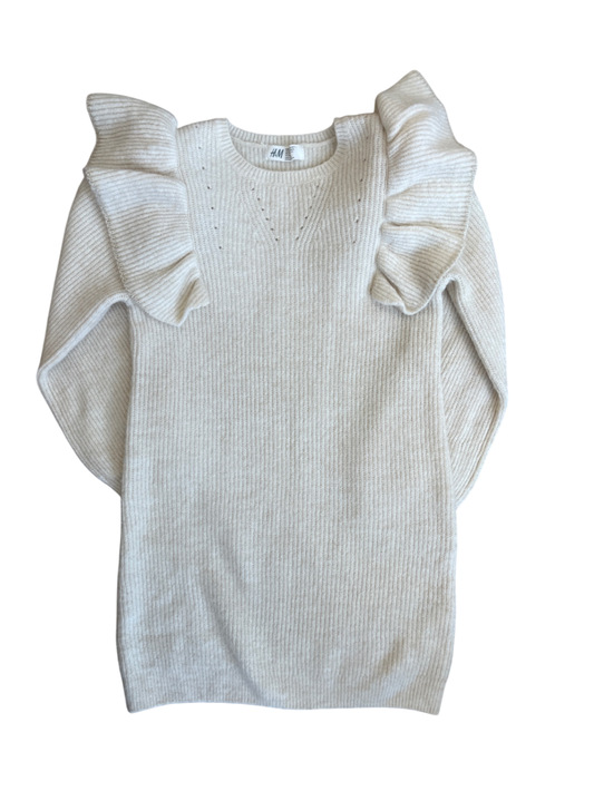 H&M Dress - Cream Knit | size 6/7