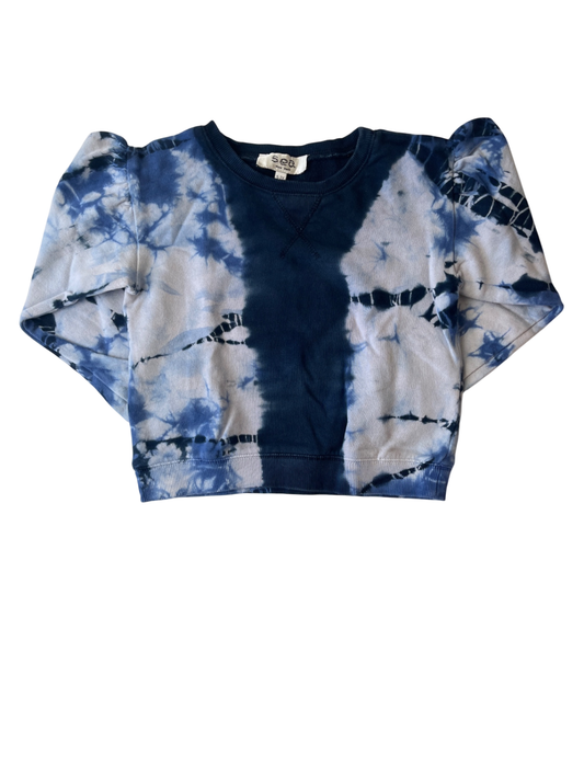 Sea New York Sweatshirt - Blue Tie-dye | size 5-7