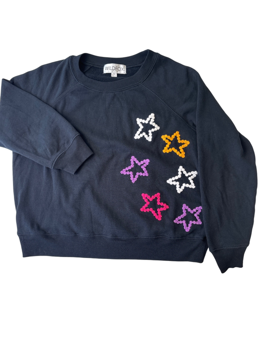 Wild Fox Sweatshirt - Black Star | size Women's S