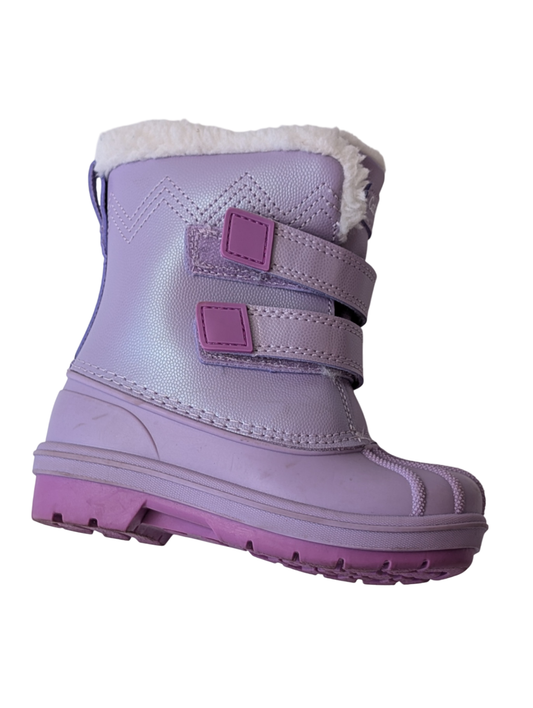 Cat & Jack Boots - Purple Snow Boots | size shoe - 8