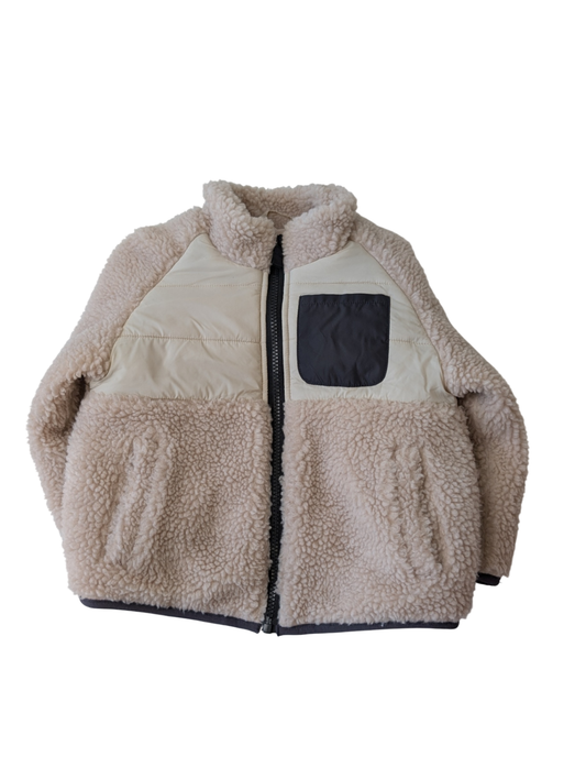 Zara Coat - Cream Fleece | size 18 - 24 Months