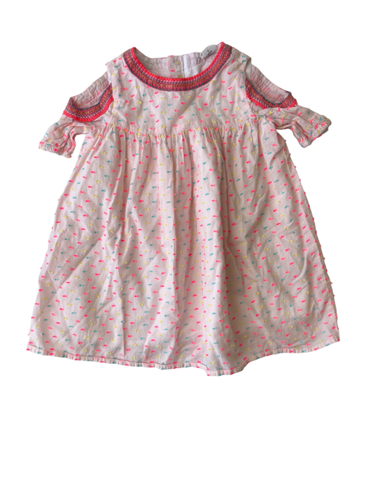 EGG New York Dress - Pink Neon Detail | size 2T