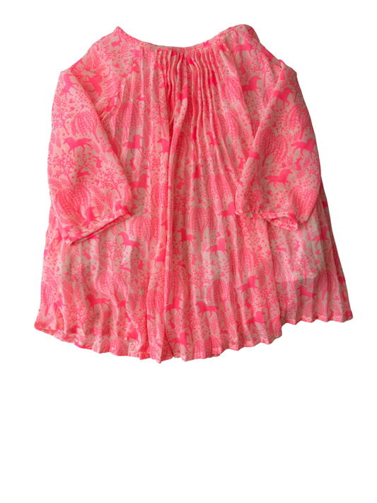 Gap Dress - Pink Unicorns | size 12 - 18 Months