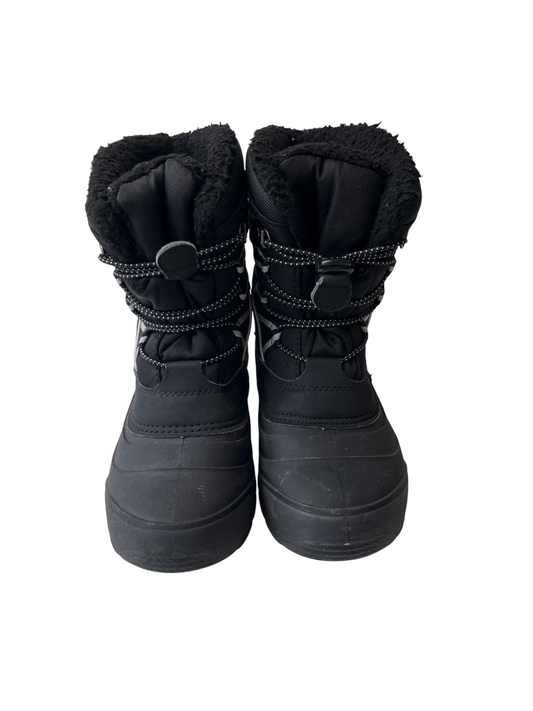 Falls Creek Shoes - Black Snow Boots | size 1