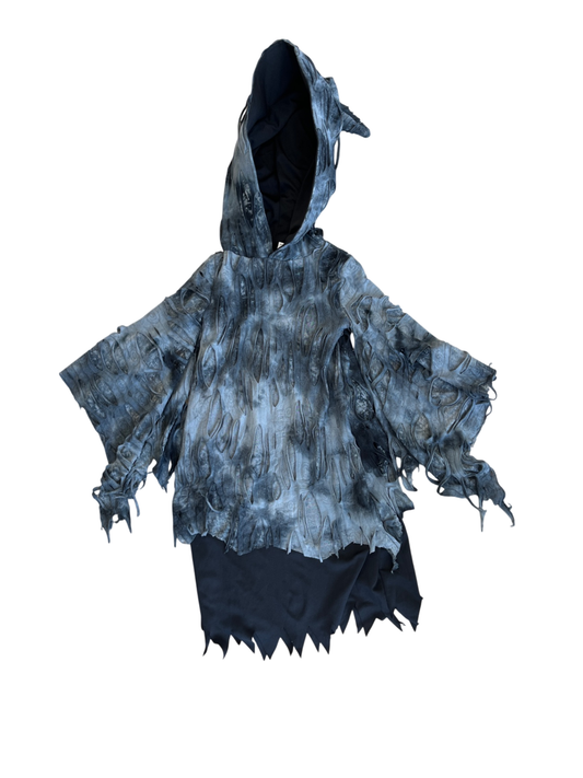 Chasing Fireflies Costume - Grey Grim Reaper | size 8
