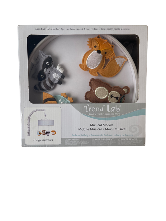 Trend Lab Baby Mobile - White Lodge Buddies | size OS