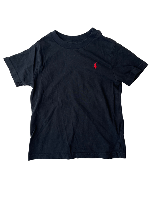 Polo T-Shirt - Black Crewneck | size