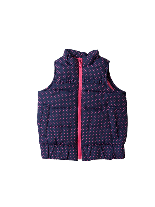 Oshkosh B'Gosh Vest - Navy Polka Dot | size 18 Months