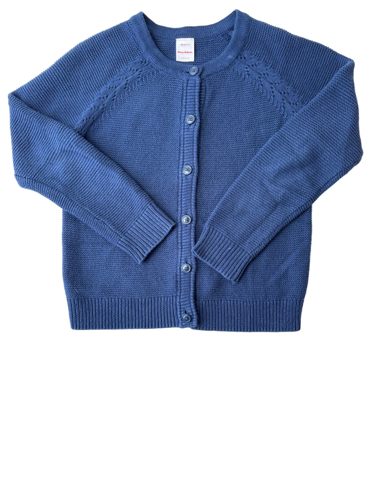 Hanna Andersson Cardigan - Navy knit button down | size 8