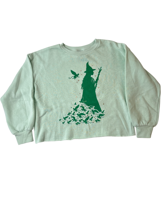 Univeral Studios Sweatshirt - Green Wicked - Elphaba | size 10-12