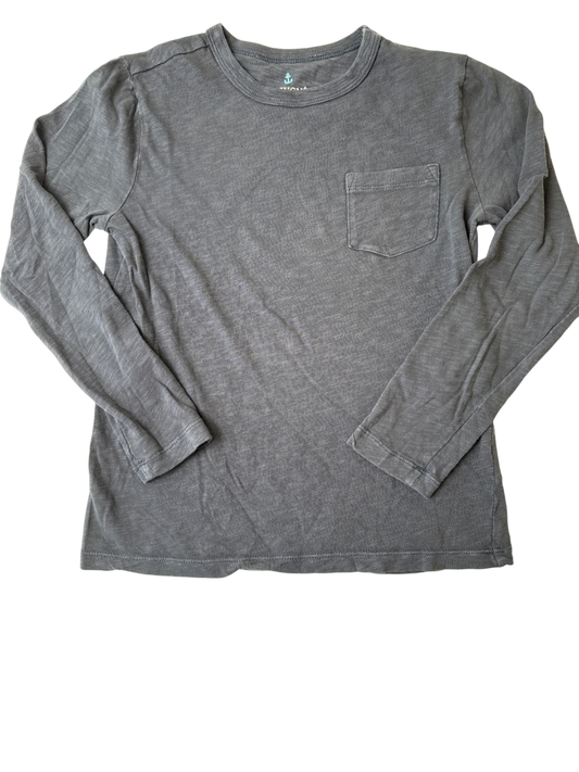 Crewcuts Long Sleeve T-Shirt - Navy 100% Cotton | size 8-9