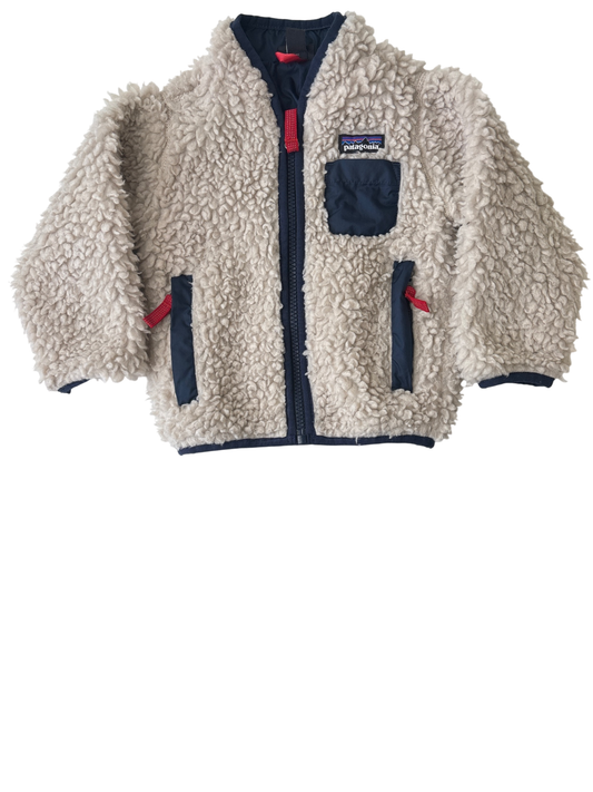 Patagonia Coat/Jacket - Cream Baby Retro-X | size 6-12 months