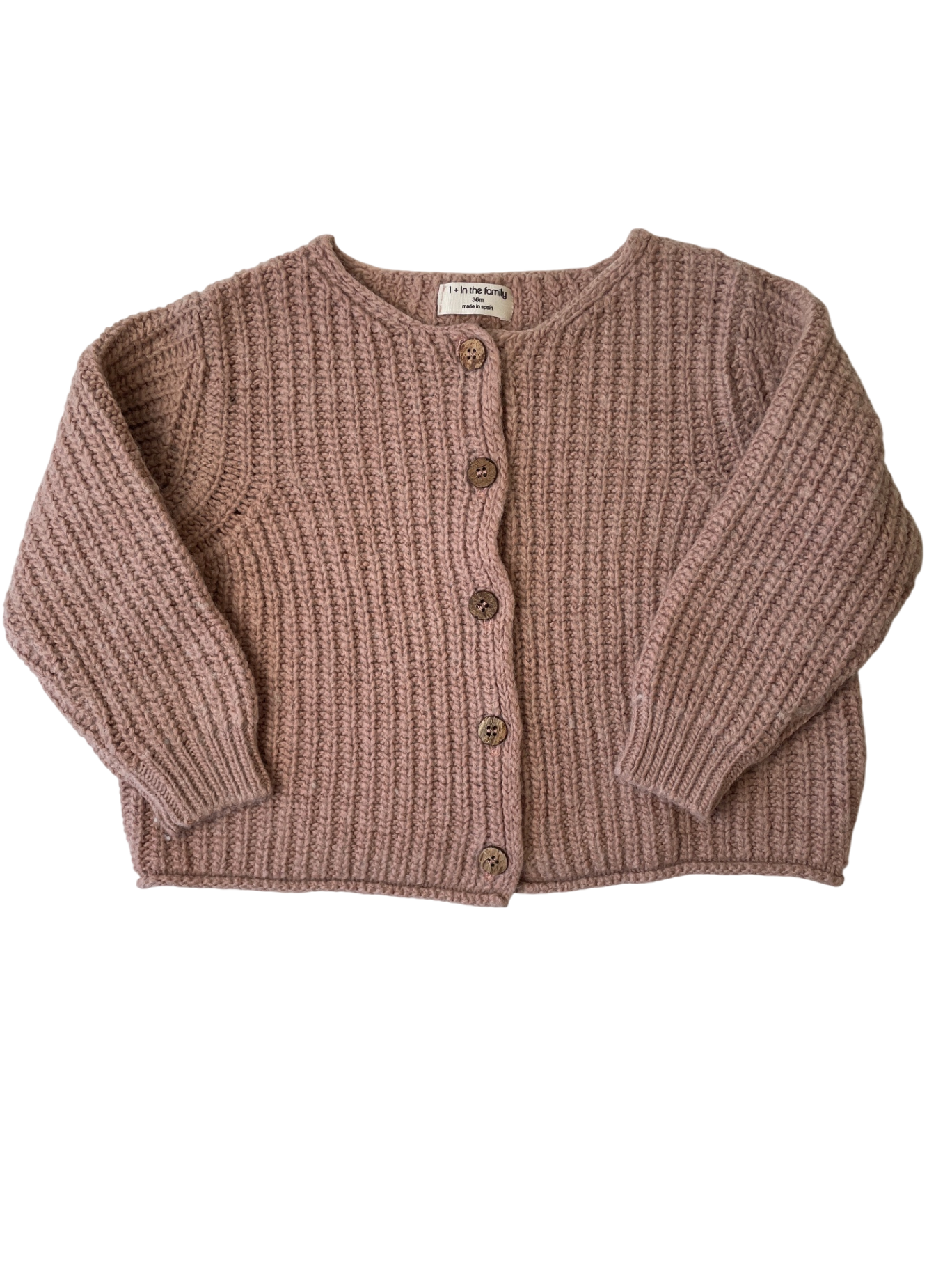1+ in the family Sweater - Pink Knit Cardigan | size 2T/3T