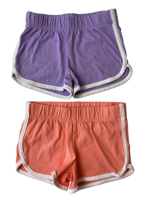 The Children's Place Shorts - Orange/Purple Set of 2 | size 4T
