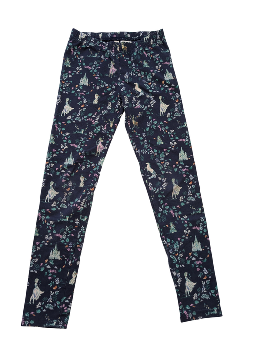Janie and Jack Leggings - Blue Disney Frozen | size 8
