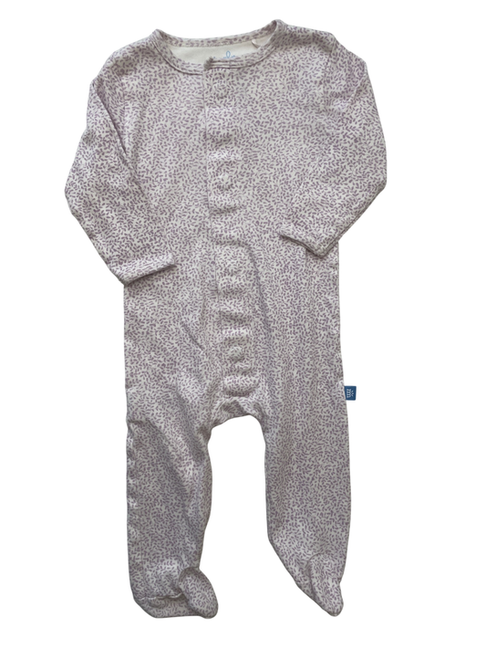Magnetic Me Onesie - Purple Floral | size 6 - 9 Months