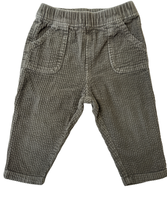Old Navy Pants - Green Corduroy | size 12 - 18 Months
