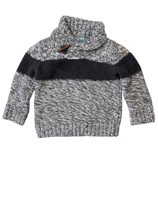 BabyGap Sweater - Black Toggle | size 12 - 18 Months