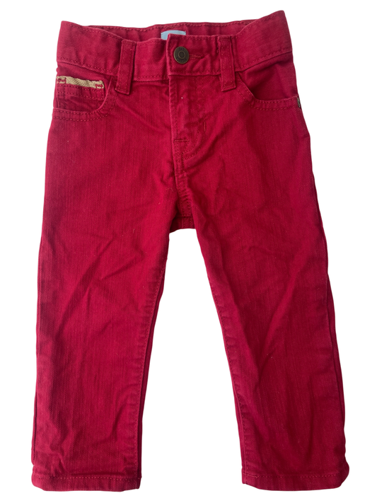 BabyGap Jeans - Red | size 12 - 18 Months
