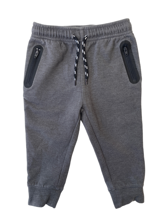 Old Navy Sweatpants - Gray Joggers Zip Pockets | size 18 - 24 Months