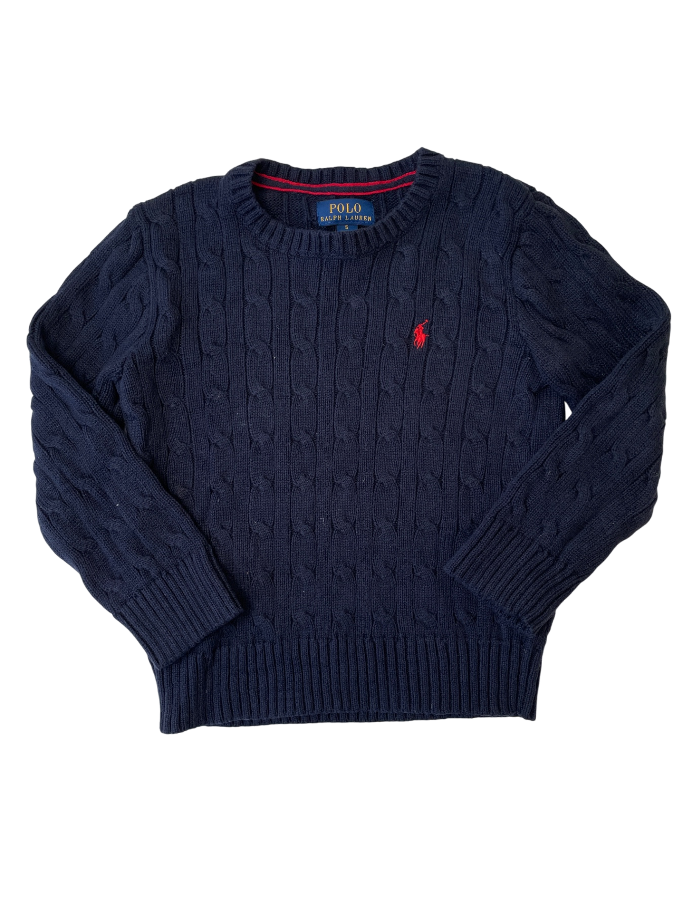 Polo Ralph Lauren Sweater - Navy Blue Knit Crewneck | size 5T