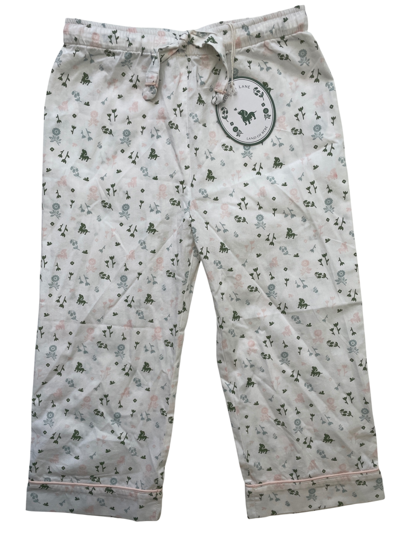 Morgan Lane 2 Piece Ensemble - White Floral Pajama Set | size 5T