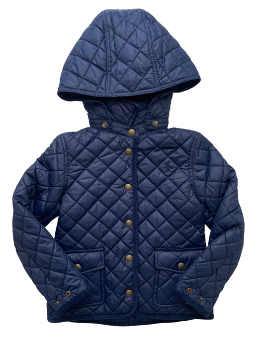 Polo Ralph Lauren Jacket/Coat - Navy Blue Quilted Puffer | size 6