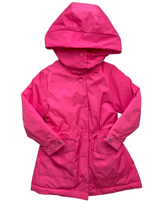 Jacadi Coat - Pink Puffer Parka | size 5T