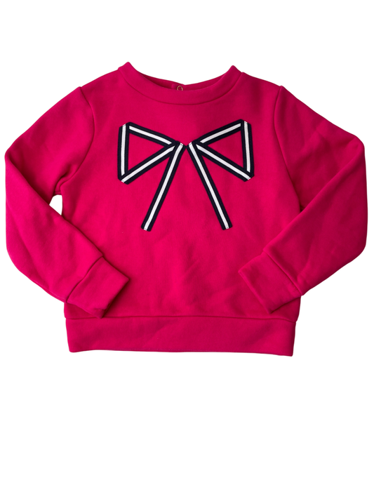 Jacadi Sweatshirt - Pink Bow | size 6