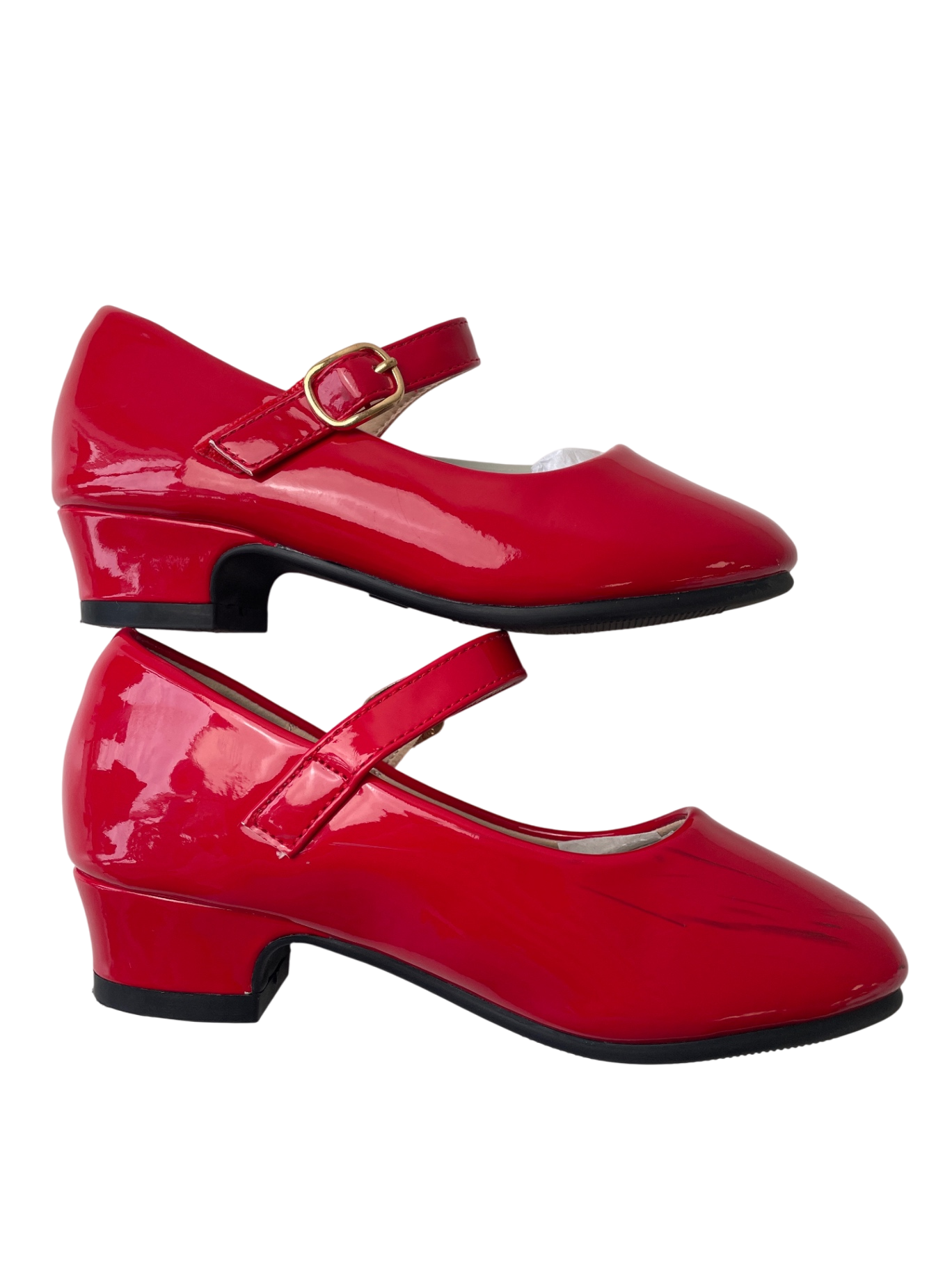 Panda NInja Shoes - Red Patent Leather Mary Jane | size 11