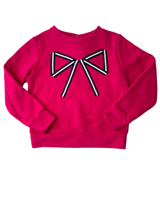 Jacadi Sweatshirt - Pink Bow | size 6