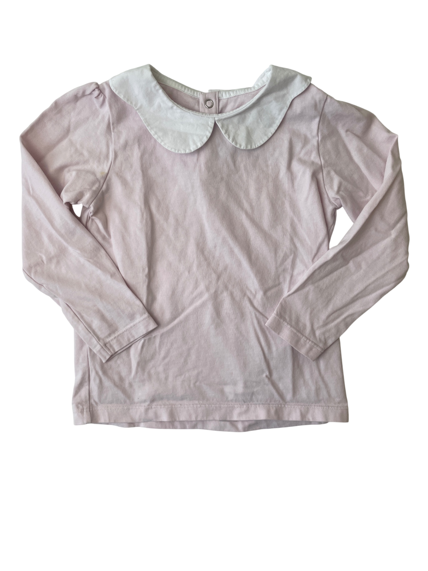 Jacadi Shirt - Pink Peter Pan Collar | size 4T