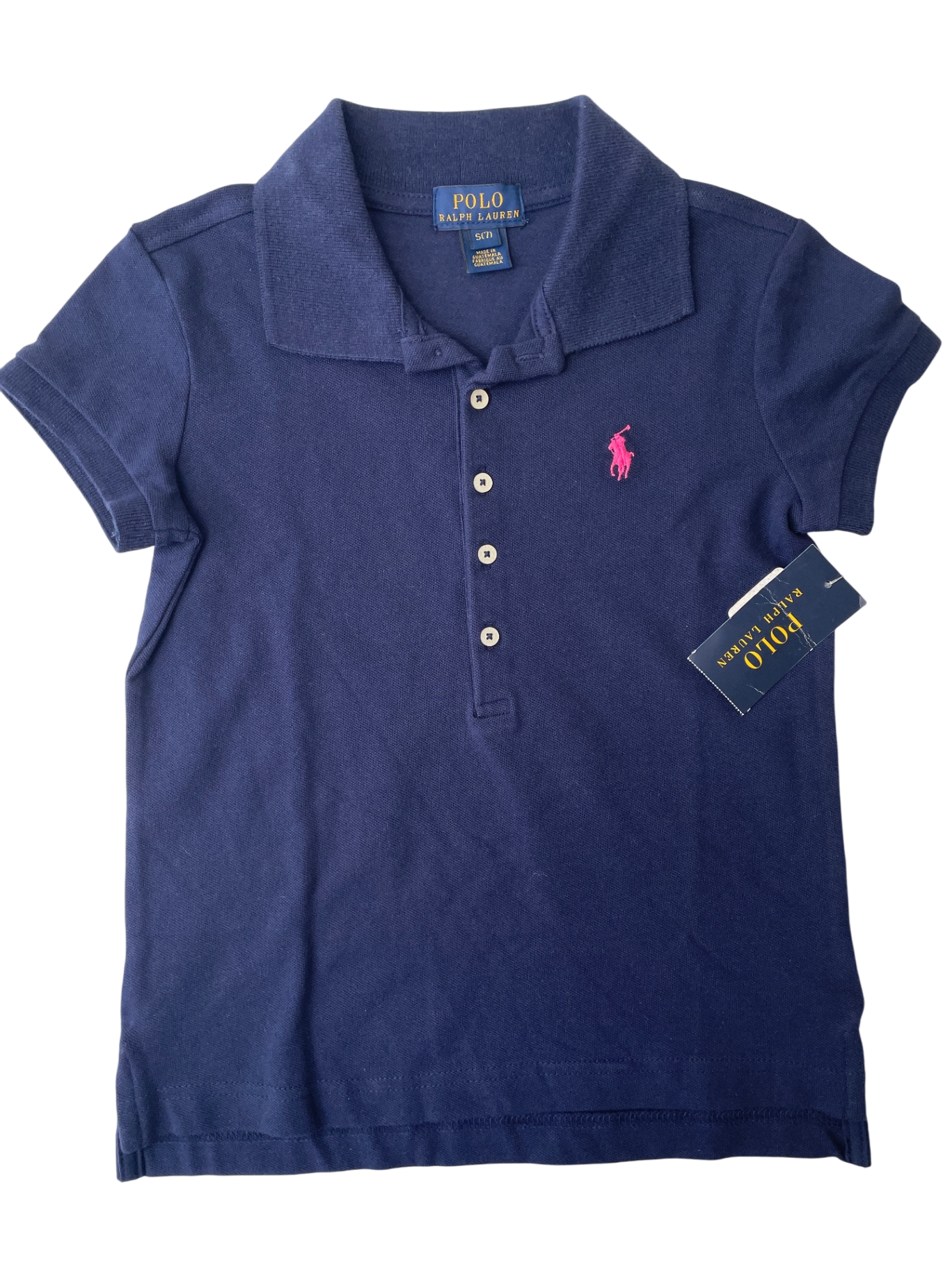 Polo Ralph Lauren Shirt - Navy Blue Polo | size 7