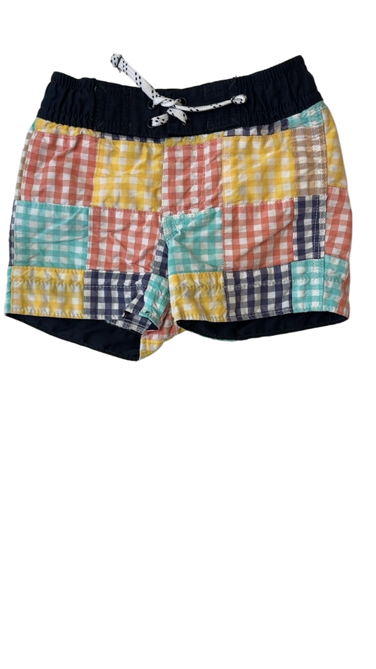 BabyGap Swim Trunks - Multicolor Checkered | size 6 - 12 Months