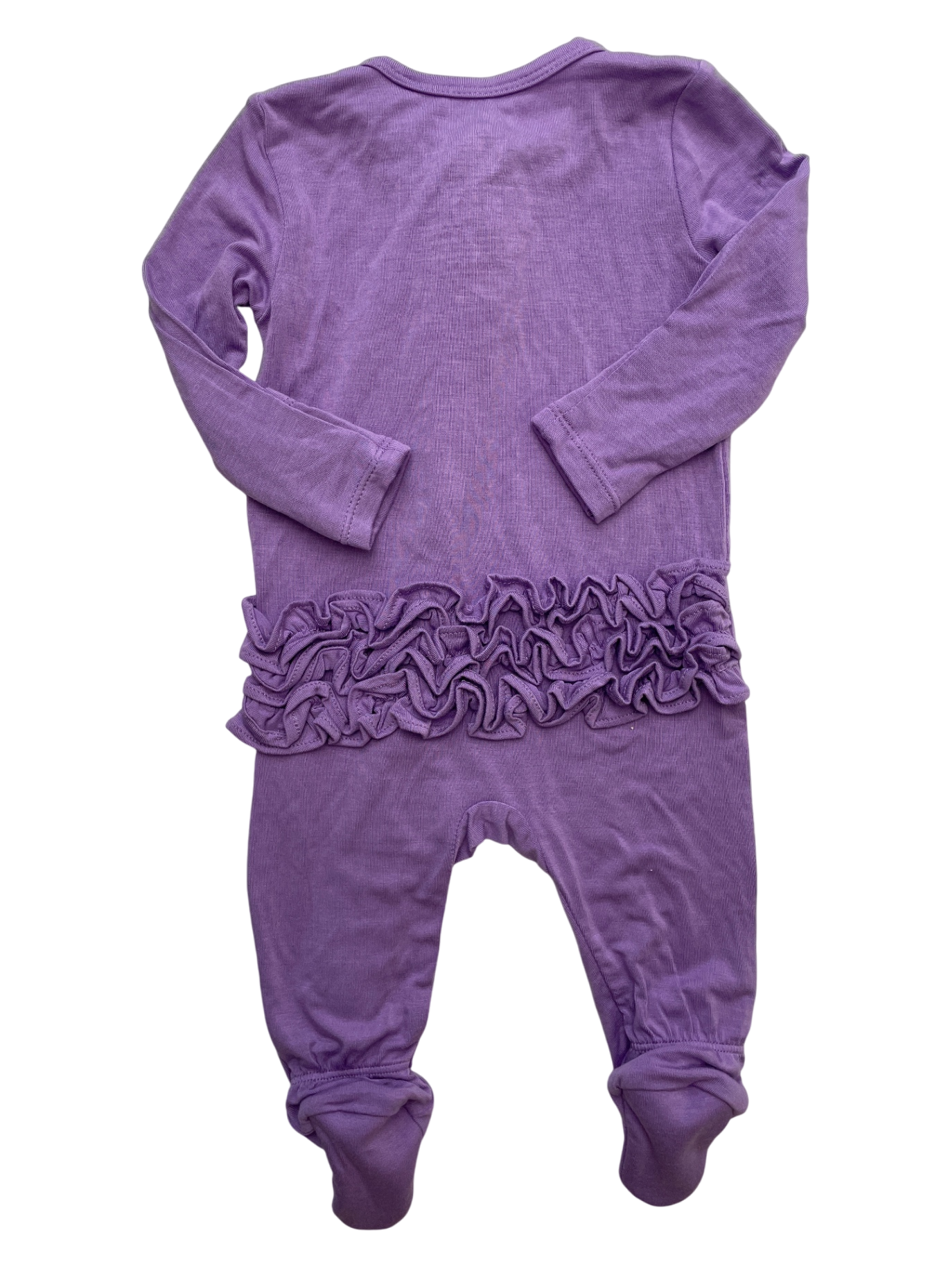 Angel Dear Onesie - Purple Ruffle Detail | size 0 - 3 Months