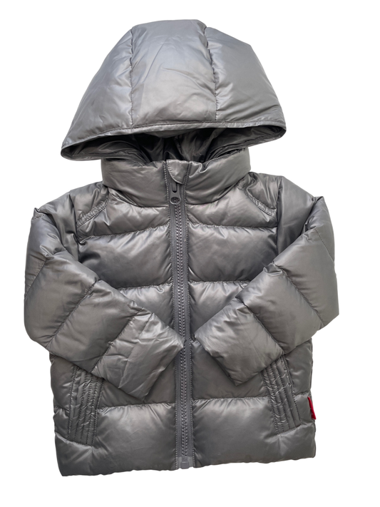 OneKid Coat - Gray Puffer Car Seat Coat | size 2T