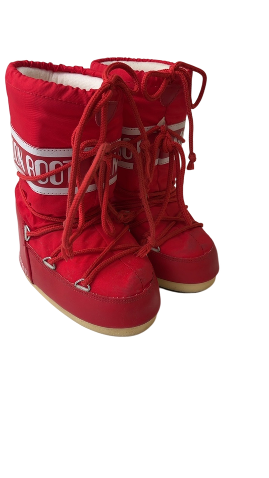 Moon Boot Boots - Red Snow | size Shoe 10