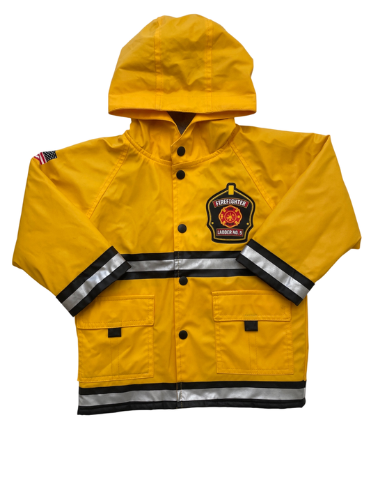 Western Chief Costume - Yellow Firefighter Jacket | size 2T