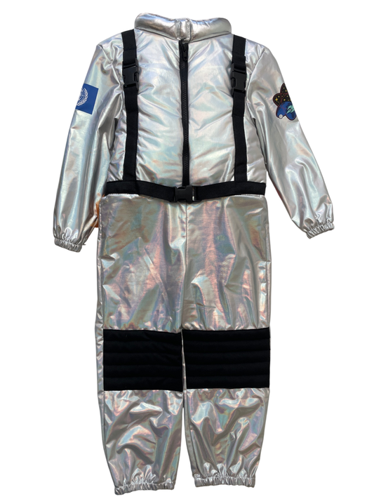 I Want To Be... Costume - Silver Astronaut (Suit, Helmet, Gloves, Shoe Covers) | size 4T