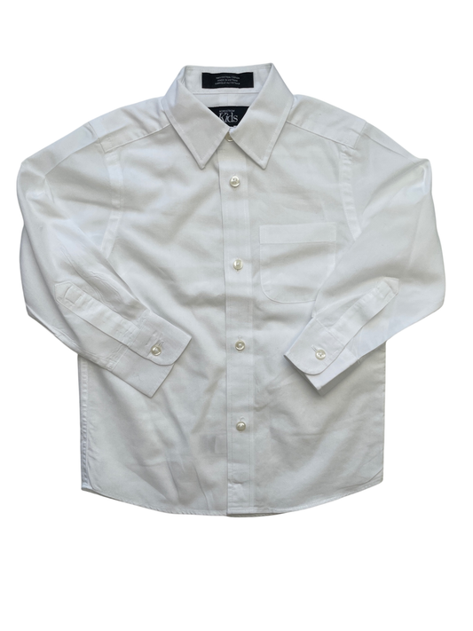 Nordstrom Shirt - White Button Down 100% Cotton | size 3T