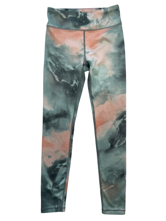 Athleta Girl Leggings - Green Tie Dye | size 12