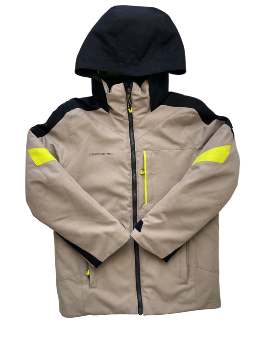 Obermeyer Coat - Tan Ski Fleet Jacket | size 8