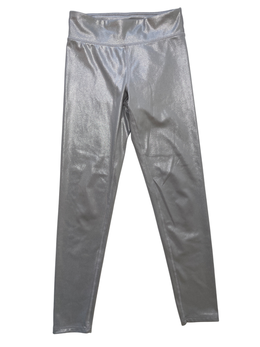 GapFit Leggings - Silver Metallic | size 12