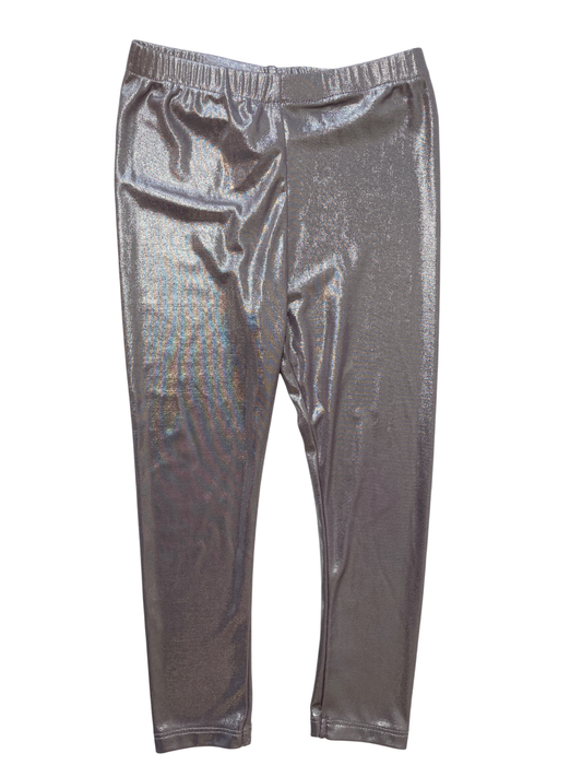 Zara Leggings - Purple Metallic | size 3T