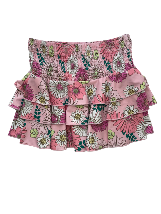 Shade Critters Skirt - Pink Smocked Floral | size 4T