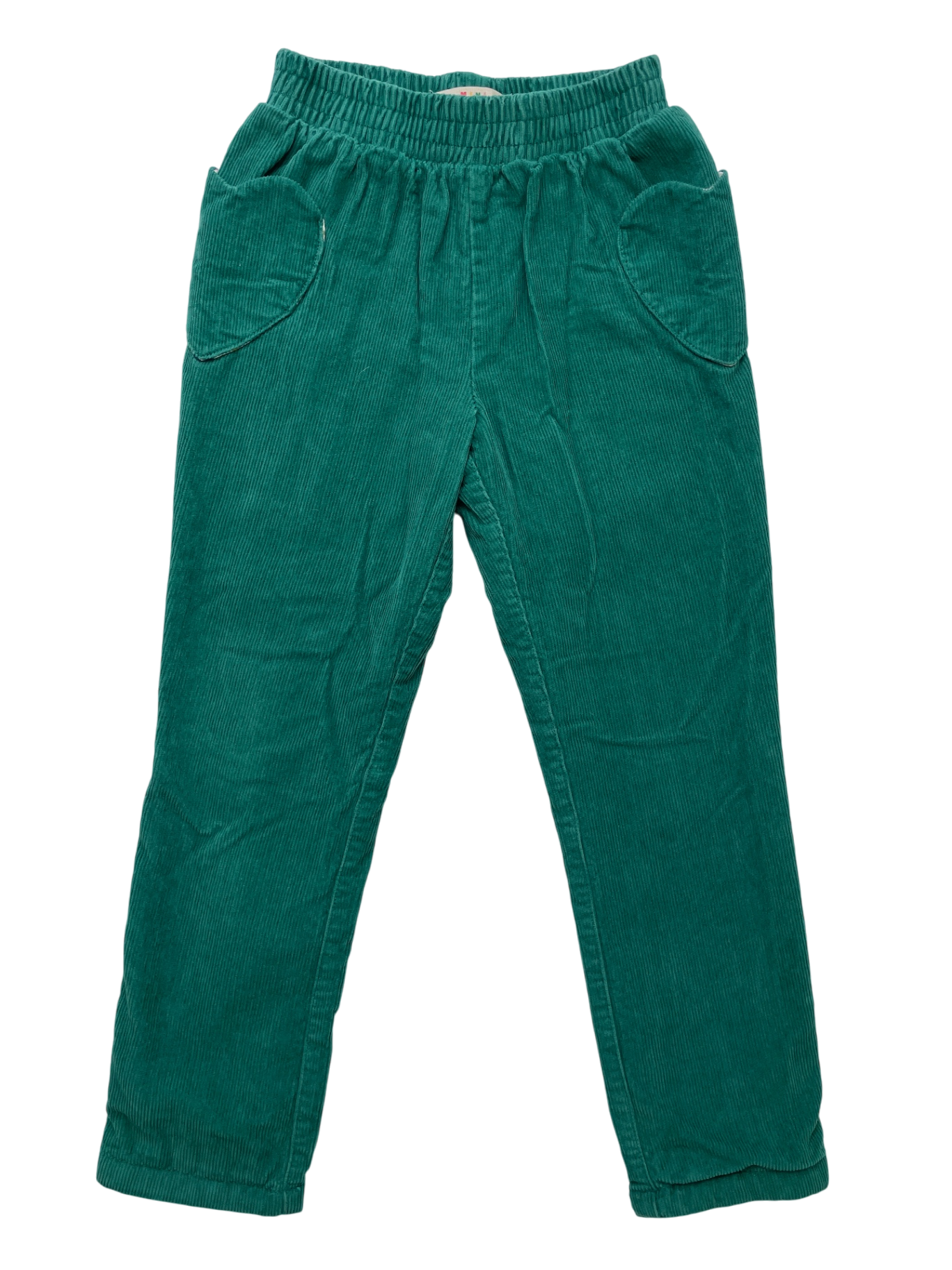 Mini Boden Pants - Green Corduroy w/ Heart Pockets | size 5T/6