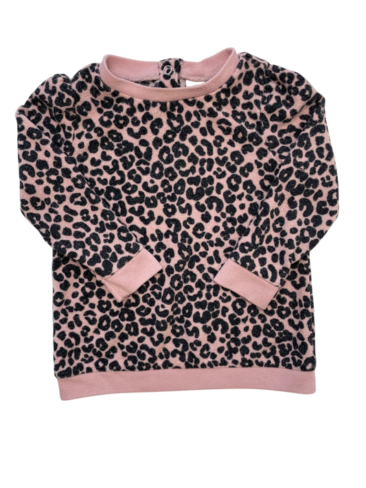Tucker + Tate Shirt - Pink Cheetah Print | size 12 Months