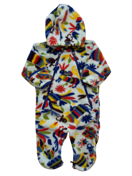 Patagonia Onesie - Multicolor Fleece Nature Pattern | size 3 Months