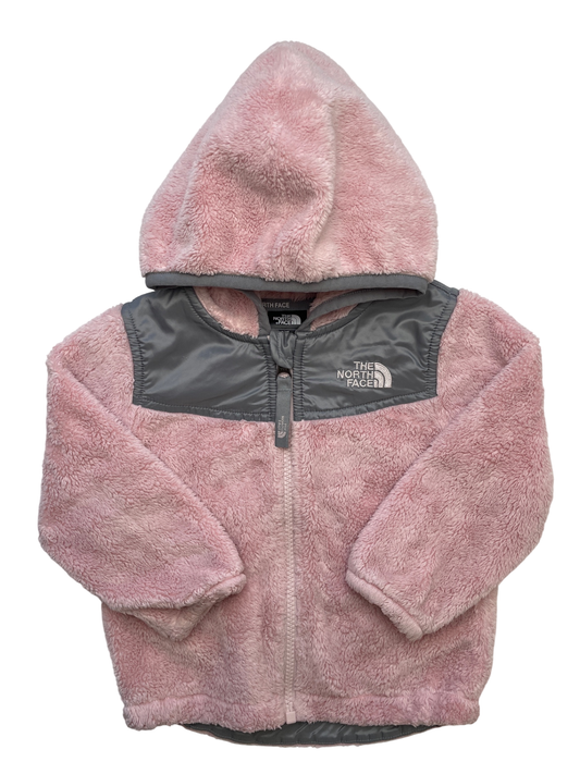 The North Face Jacket - Pink Fleece + Hood | size 12 - 18 Months