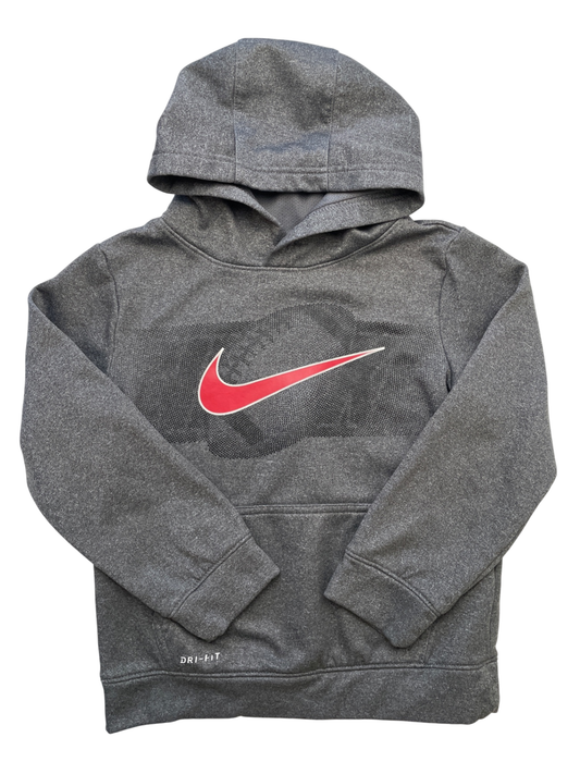 Nike Sweatshirt - Gray Football Hoodie | size 7